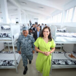 Participa Ale Gutiérrez, presidenta municipal en la inauguración de las instalaciones de la compañía de la Guardia Nacional “Las Joyas”.