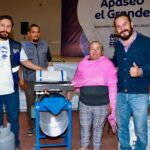 Entrega Desarrollo Social de Apaseo el Grande, apoyos del programa “Mi Chambita”