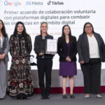Gobierno de México firma acuerdo con Google, Meta y TikTok para combatir la violencia digital contra las mujeres