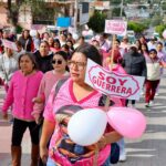 APASEO EL GRANDE REALIZA CAMINATA ROSA Y ACERCA SERVICIOS DE PREVENCIÓN Y ATENCIÓN A LAS MUJERES